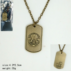 Assassin's Creed  Alloy Bronze Anime Necklace