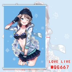 LoveLive 3D Print Lovely Girl Cartoon Wallscrolls Fashion New Arrivals Anime Wallscrolls 60*90CM