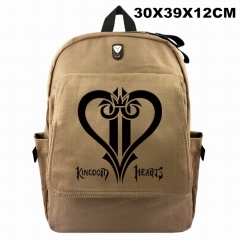 Kingdom Hearts For Student Cosplay Canvas Anime Backpack Bag