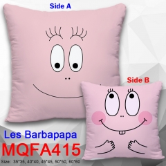 Les Barbapapa Anime Cartoon Lovely Soft Pillow 45*45cm