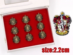 Harry Potter Gryffinfor Cartoon Jewelry Wholesale Anime Ring Set Of 9 With Box