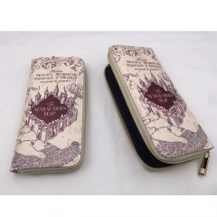 Harry Potter Cosplay Colorful Purse Anime Zipper Long Wallet