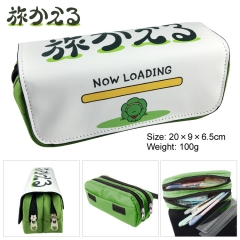 Travel Frog Hot Game Cartoon Pen Case High Quality Anime PU Pencil Bag 100g