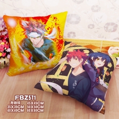 Shokugeki no Soma Cartoon Soft Wholesale Printed Square Anime Pillow 45*45CM