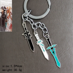 Sword Art Online Cosplay Decoration Pendant Anime Keychain