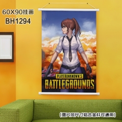 Playerunknown's Battlegrounds Cosplay Game Anime Plastic Bar Wallscroll