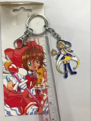 Card Captor Sakura Cute Cartoon Decorative Pendant Anime Keychain