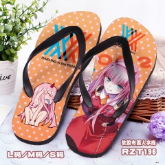 DARLING in the FRANXX Soft Rubber Slippers Anime Flip-flops