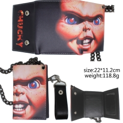 Child's Play Cosplay Movie Silica Gel Purse Anime Wallet