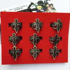 Sword Art Online Cartoon Jewelry Wholesale SAO Anime Ring Set Of 9 With Box