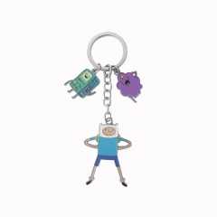 Adventure Time Cosplay Cartoon Pendant Anime Keychain