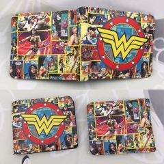 Wonder Woman Wholesale Cartoon Purse Anime Short Wallet
