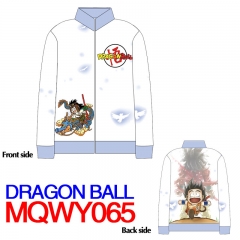 Dragon Ball Z Japanese Cartoon Print Cosplay Anime Warm Long Sleeve Zipper Hoodie