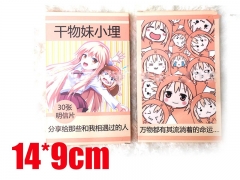 Cute Cartoon Himouto! Umaru-Chan Anime Paper  Post Cards 30pcs/set