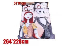 Nightmare Before Christmas Movie Bedclothes Anime Quilt Cover