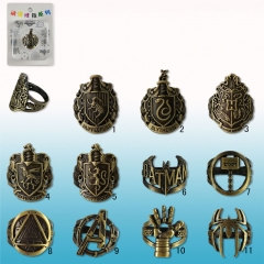 11 Designs Can Choose Wholesale Bronze Anime Rings