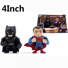 The Avengers Superman + Batman Cartoon Toys Hot Sale Anime Figure With Armor 4Inch