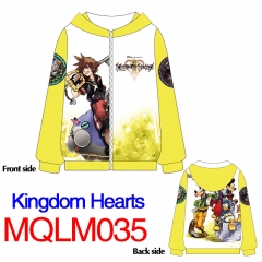 Kingdom Hearts Anime Fancy Cartoon Colorful Printed Hoodie
