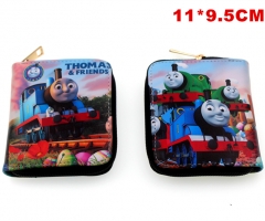 Thomas and His Friends Cosplay Cute Cartoon Folding Purse Anime Wallet