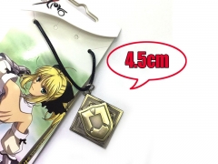 Fate Grand Order Game Anime Shielder Alloy Necklace