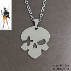 Overwatch Skull Good Quality Fashion Style Anime Alloy Necklace