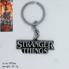 Stranger Things Anime Popular Designs Fancy Silvery Keychain