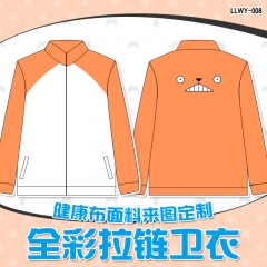 Himouto! Umaru-chan Color Printing Cosplay Zipper Sweater Anime Hoodie (S-XXL)