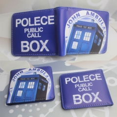 Doctor Who Cosplay TV Series Cartoon PU Purse Anime Wallet