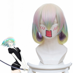 Land of the Lustrous Diamond Colorful Cosplay Short Hair Anime Wig
