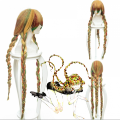 Land of the Lustrous Sphene Colorful Twist Braid Cosplay Hair Anime Wig