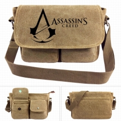 Assassin's Creed Movie Crossbody Bags High Quality Anime Canvas Single-shoulder Bag