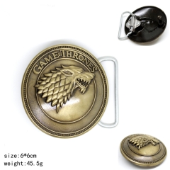 Game Of The Thrones Anime TV Series Bronze Fancy Buckle