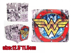 America Movie Wonder Woman Fancy PU Leather Wallet