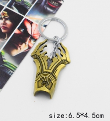 Justice League Bronze Color Anime Keychain