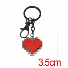Undertale 3.5CM Heart Alloy Keyring Anime Keychain Wholesale