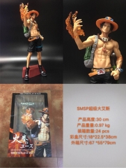 SMSP One Piece Large Size Ace Cosplay Collection Cartoon Model Toy Anime Figure