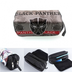 Black Panther Cosplay Movie For Student Anime Pencil Bag