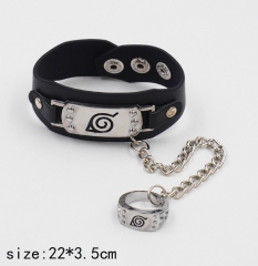 Naruto Anime Bracelet+Ring