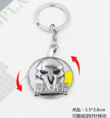 Overwatch Reaper Rotatable Pendant Anime Keychain