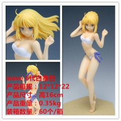 Wave Fate Hollow Ataraxia Saber Swimming Suit Figure Toy 16cm