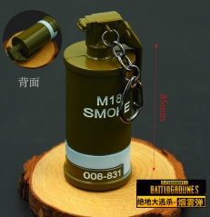 Playerunknown's Battlegrounds Smoke Grenade Model Pendant Fashion Wholesale Good Quality Anime Keychain 8.5CM
