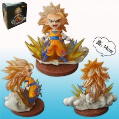 Dragon Ball Z Son Goku Model Toys Super Saiyan Anime Figure 12cm 753#H