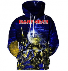 Iron Maiden Cosplay Fashion 3D For Adult Unisex Sweatshirt Anime Hoodie