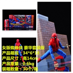 Bandai Spider Man: Homecoming Cosplay Collection Cartoon Model Toy Anime Action Figure