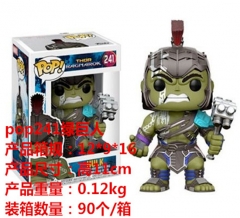 The Thor Cosplay Movie Funko POP 241# The Hulk Collection Cartoon Model Toy Anime Figure