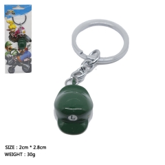Super Mario Bro Cosplay Green Cap Decoration Anime Keychains