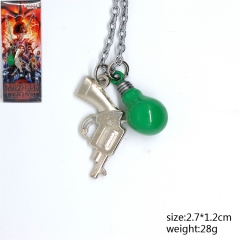 Stranger Things Cosplay Cartoon Decoration Green Bulb Shape Neck Anime Necklace