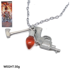 Stranger Things Cosplay Cartoon Decoration Axe Shape Neck Anime Necklace