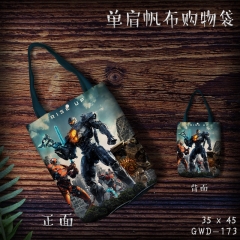 Pacific Rim Cosplay Movie Cool For Girl Canvas Anime Casual Shoulder Shopping Bag