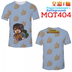 Playerunknown's Battlegrounds Game Cosplay Print Anime T Shirts Anime Short Sleeves T Shirts 210g